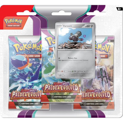 Pokemon TCG: Paldea Evolved - Three Booster Blister