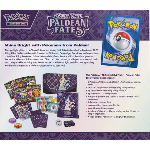 Pokemon TCG: Scarlet & Violet - Paldean Fates Elite Trainer Box