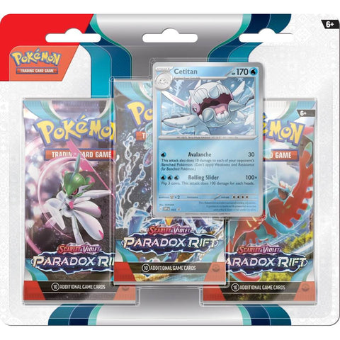 Pokemon TCG: Scarlet & Violet - Paradox Rift Three Booster Blister
