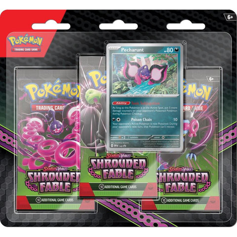 Pokemon TCG: Scarlet & Violet - Shrouded Fable Three Pack Blister
