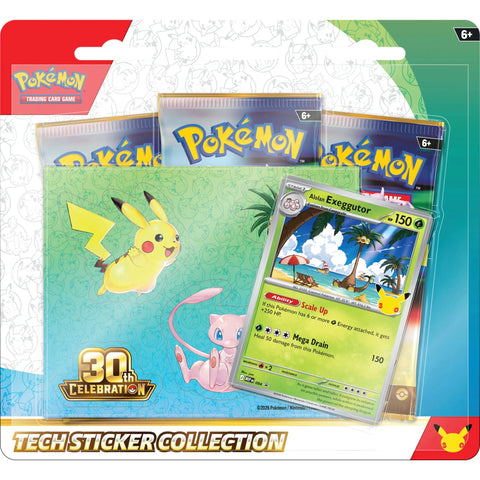 Pokemon TCG: 30th Celebration Tech Sticker Collection