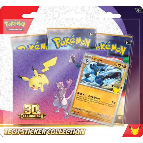 Pokemon TCG: 30th Celebration Tech Sticker Collection
