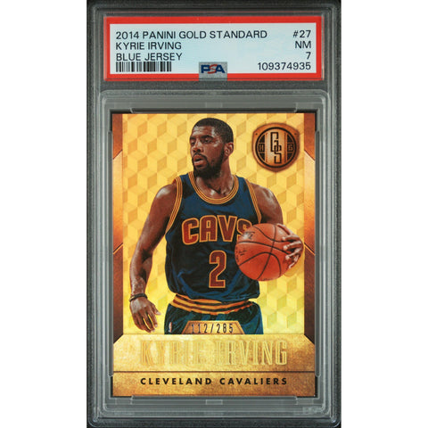 2014 PANINI GOLD STANDARD KYRIE IRVING 27 PSA 7