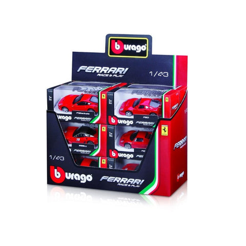 Bburago 1:43 Race & Play Ferrari Collection