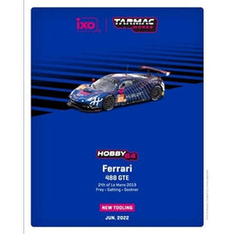 Tarmac Works - 1:64 Ferrari 488 GTE 24h of Le Mans 2019 Frey / Gatting / Gostner
