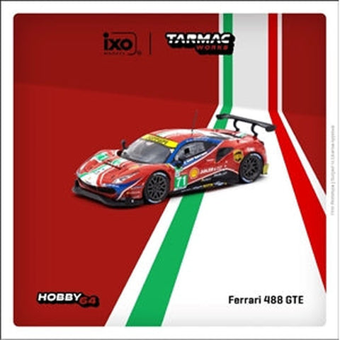 Tarmac Works - 1:64 Ferrari 488 GTE - 24h of Le Mans 2020 - M. Molina / D. Rigon / S. Bird