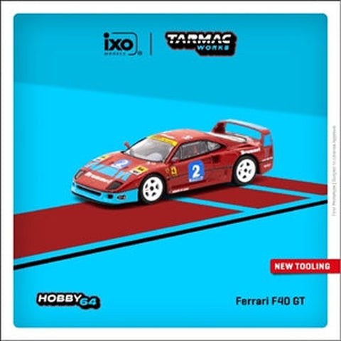 Tarmac Works - 1:64 Ferrari F40 GT - Italian GT Championship 1992 -Pierre-Alexandre Popoff