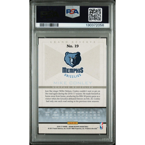 2016 PANINI PANINI GRAND RESERVE MIKE CONLEY 19 PSA 9