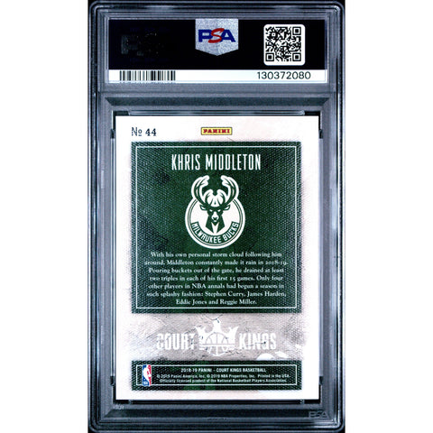 2018 PANINI PANINI COURT KINGS KHRIS MIDDLETON JADE 44 PSA 10