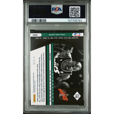 2011 PANINI LIMITED GOLD SPOTLIGHT GARY PAYTON 156 PSA 7