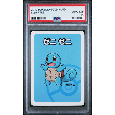 2019 POKEMON JPN OLD MAID SQUIRTLE PSA 10