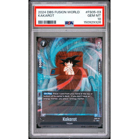 2024 DRAGON BALL KAKAROT FS05-03/97 PSA 10