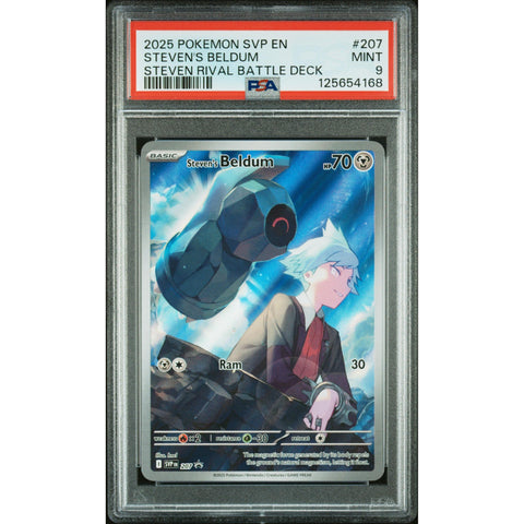 2025 POKEMON BLACK STAR PROMO STEVEN'S BELDUM SVP207 PSA 9
