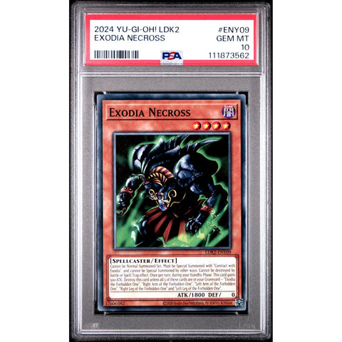 2024 YU-GI-OH LEGENDARY DECKS II EXODIA NECROSS ENY09 PSA 10