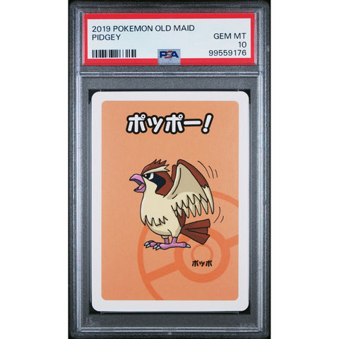 2019 POKEMON JPN OLD MAID PIDGEY PSA 10