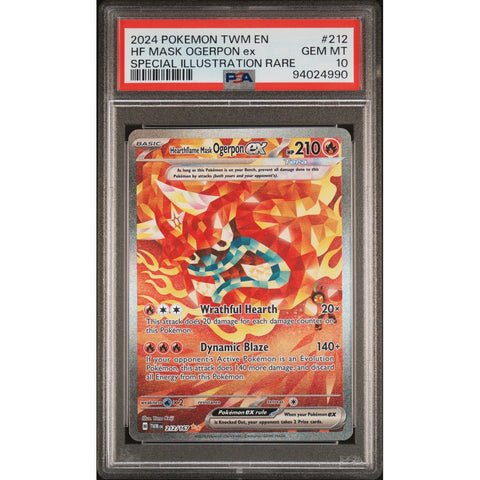 2024 POKEMON TWILIGHT MASQUERADE MASK OGERPRON EX SIR PSA 10