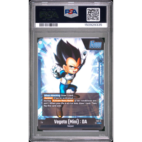 2024 DRAGON BALL VEGETA (MINI) : DA FS07-01/97 PSA 10