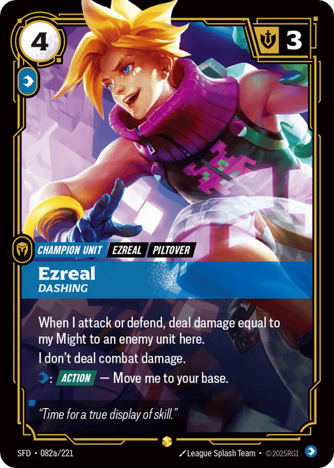 Ezreal, Dashing - 082a/221