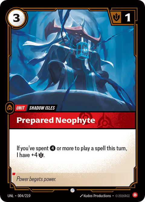 Prepared Neophyte - 004/219