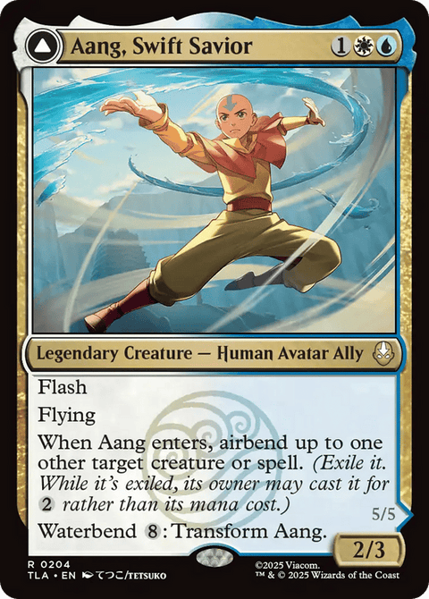 Aang, Swift Savior // Aang and La, Ocean's Fury - 204
