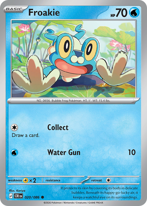 Froakie - 020/086