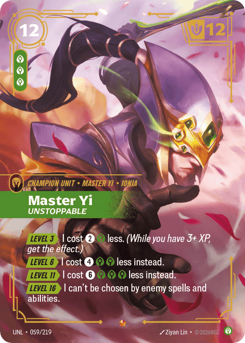 Master Yi, Unstoppable - 059/219
