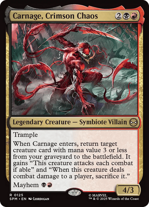 Carnage, Crimson Chaos - 125