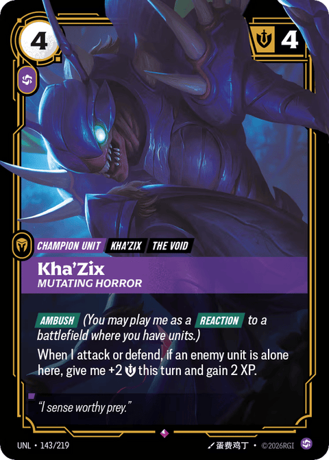 Kha'zix, Mutating Horror - 143/219