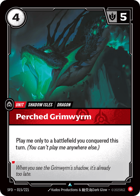 Perched Grimwyrm - 015/221