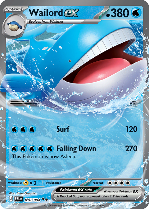 Wailord EX - 016/084