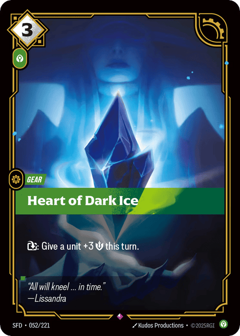 Heart Of Dark Ice - 052/221