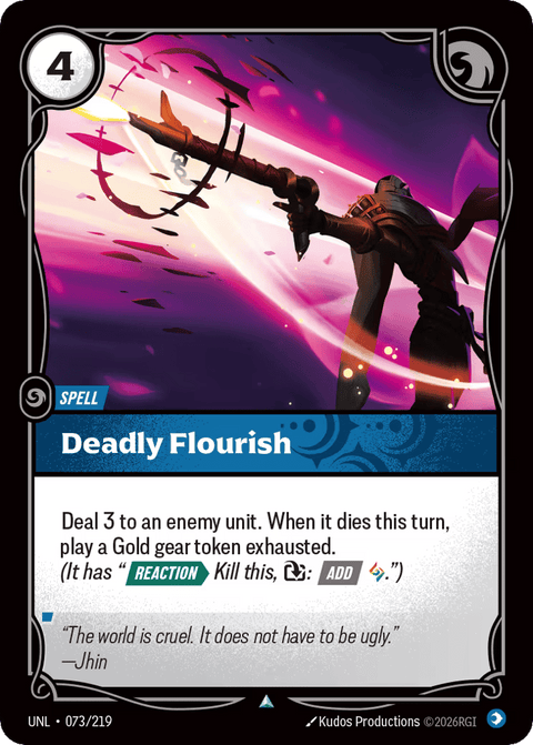 Deadly Flourish - 073/219