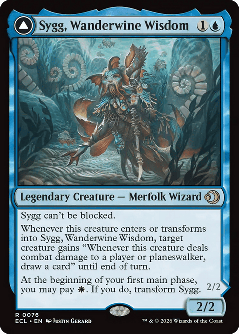 Sygg, Wanderwine Wisdom // Sygg, Wanderbrine Shield - 76