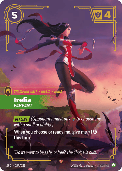 Irelia, Fervent - 057/221
