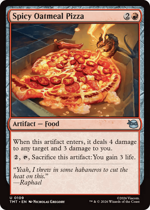 Spicy Oatmeal Pizza - 109