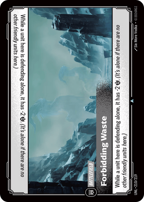 Forbidding Waste - 210/219