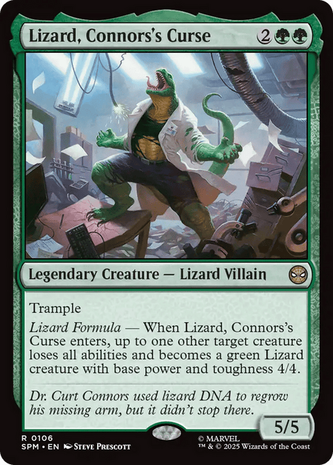 Lizard, Connors's Curse - 106