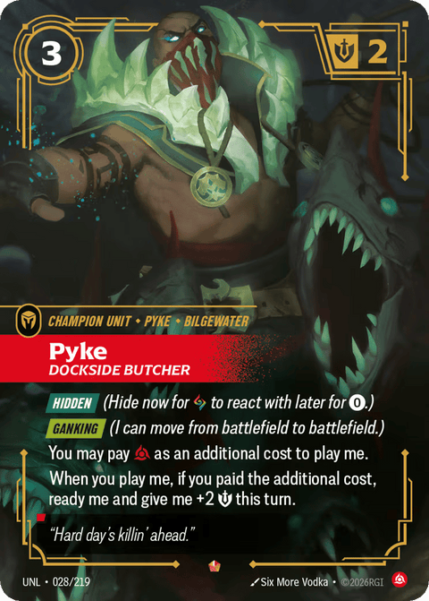 Pyke, Dockside Butcher - 028a/219
