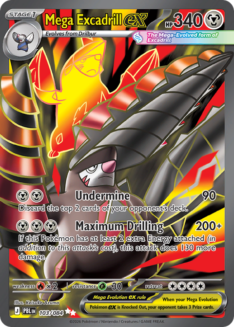 Mega Excadrill EX - 103/084