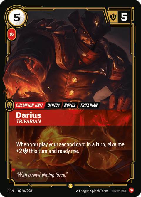 Darius, Trifarian - 027a/298