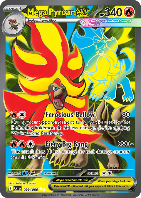 Mega Pyroar EX - 099/086