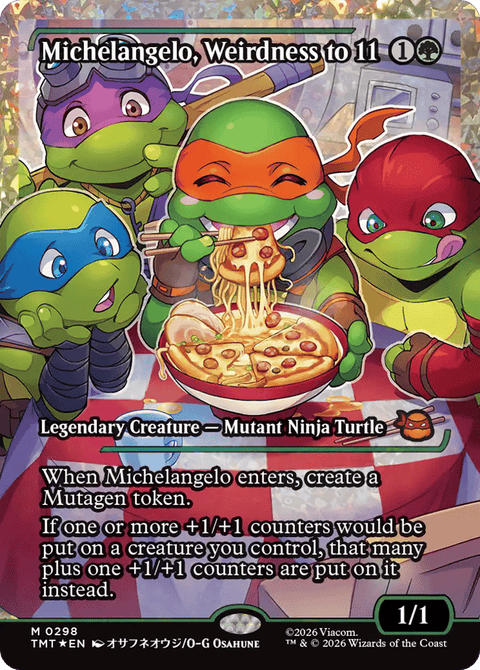 Michelangelo, Weirdness to 11 - 298