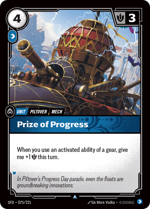 Prize Of Progress - 075/221