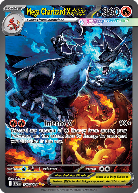 Mega Charizard X EX - 125/094