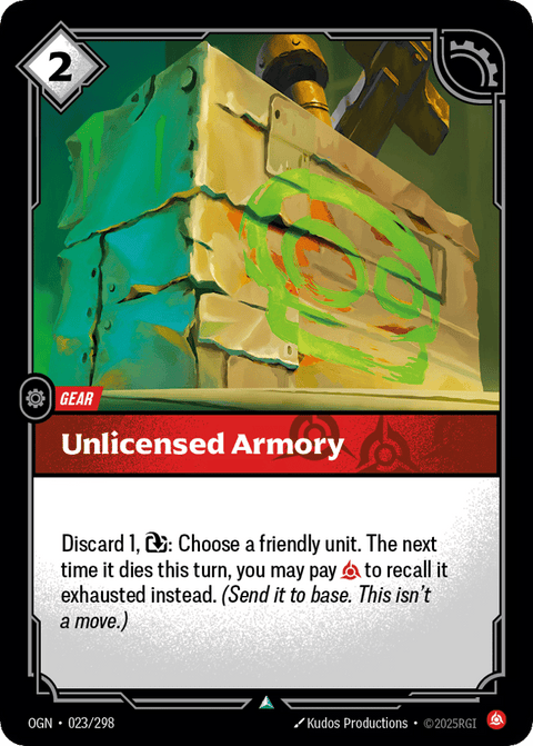 Unlicensed Armory - 023/298
