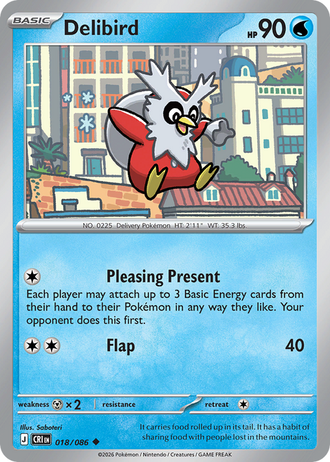 Delibird - 018/086