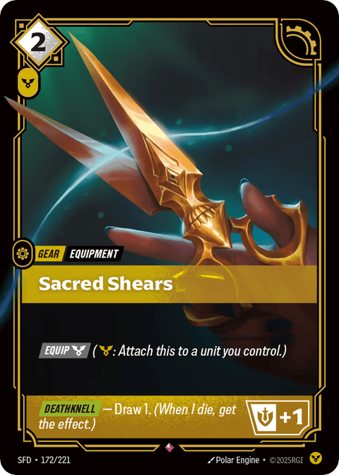 Sacred Shears - 172/221