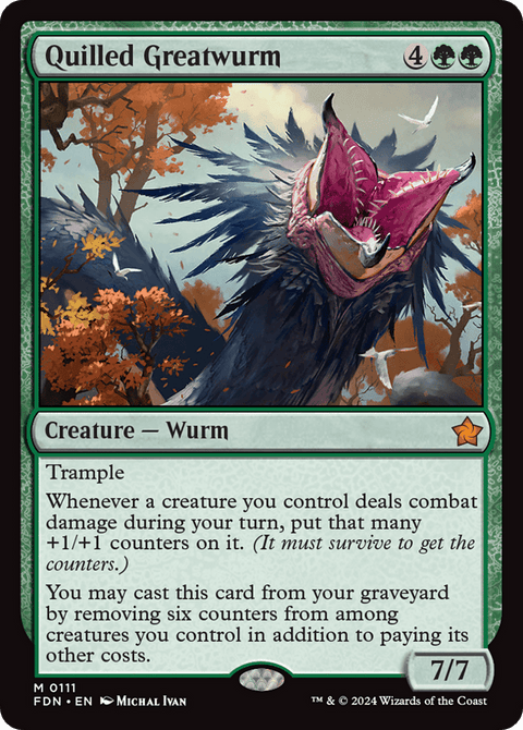 Quilled Greatwurm - 111