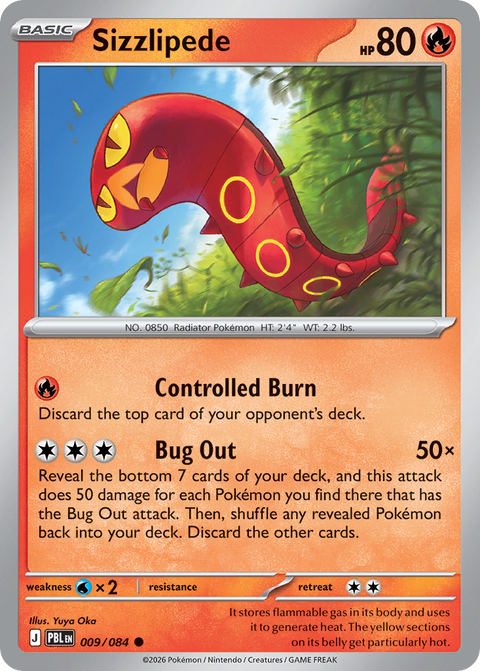 Sizzlipede - 009/084