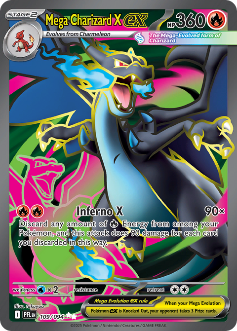 Mega Charizard X EX - 109/094